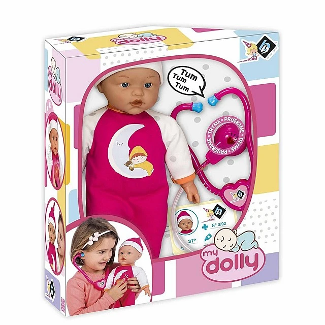 LT κούκλα My Dolly 37 εκ. με ιατρικά αξεσουάρ