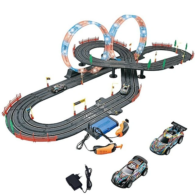 SOBA Top Turbo Race Track 2 Loops Luminous 2 Cars 1:43 740εκ.