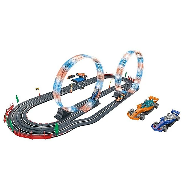 SOBA Top Turbo Race Track 2 Loops Luminous 2 Cars 1:43 560εκ.