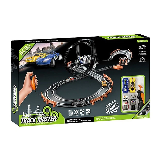 SOBA Top Turbo Πίστα Αγώνων 2 Γύροι 2 Αυτοκίνητα 1:43 615 εκ.