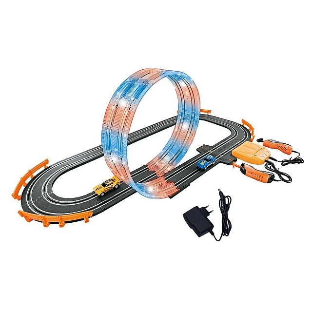 Πίστα αγώνων SOBA Top Turbo Looping με φώτα 2 αυτοκίνητα 1:64 295εκ.