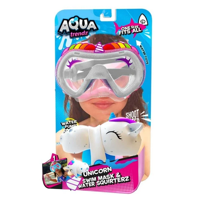 Μάσκα κολύμβησης Aqua Trendz με Water Weapon Unicorn