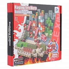 Μαγνητικά τουβλάκια παζλ Raging Fire Hero 100 τεμαχίων.