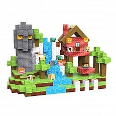 Μαγνητικά τουβλάκια παζλ Forest Cottage 100 τεμαχίων.