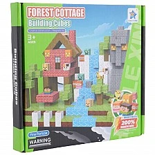 Μαγνητικά τουβλάκια παζλ Forest Cottage 100 τεμαχίων.