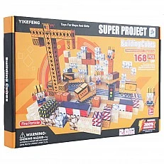 Παζλ με μαγνητικά μπλοκ Super Project 168 τεμάχια.