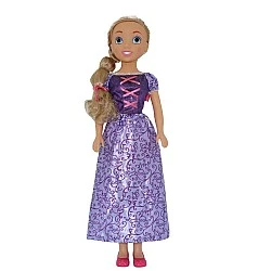 MY LOVELY DOLL Κούκλα με μωβ φόρεμα 80 εκ.