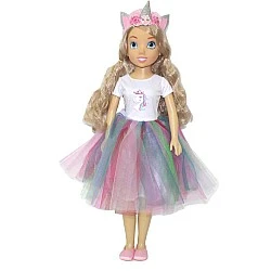 MY LOVELY DOLL Κούκλα με φόρεμα μονόκερος 80 εκ.