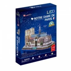 Notre Dame - 3D παζλ με LED φώτα