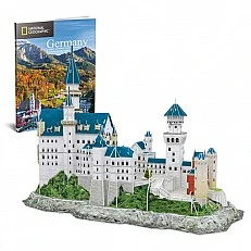 CubicFun Παζλ 3D National Geographic Γερμανία Κάστρο Neuschwanstein 121 τεμ.