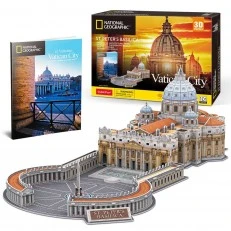 CubicFun Παζλ 3D National Geographic Βατικανό Βασιλική Αγίου Πέτρου 101 τεμ.