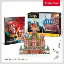 CubicFun Puzzle 3D National Geographic St. Καθεδρικός Ναός Βασιλείου (Ρωσία) 224h.