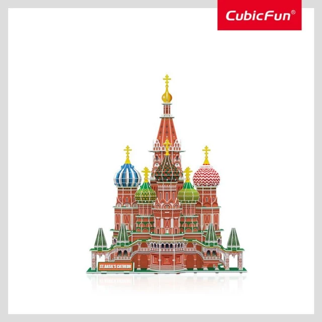 CubicFun Puzzle 3D National Geographic St. Καθεδρικός Ναός Βασιλείου (Ρωσία) 224h.
