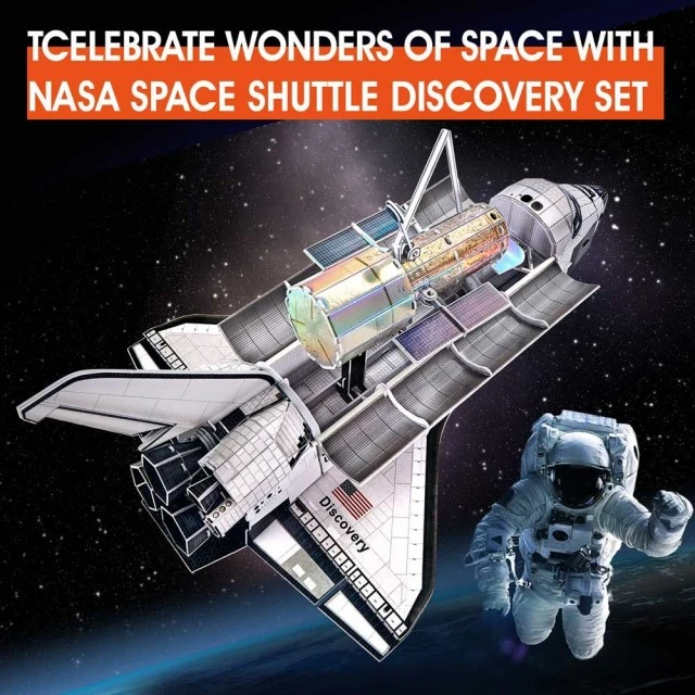 CubicFun Παζλ 3D NASA Διαστημικό λεωφορείο Discovery 126 τεμ.