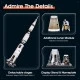 CubicFun Puzzle 3D NASA Rocket Apollo Saturn V 136h.