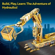 CubicFun Παζλ 3D National Geographic STEM Ρομπότ με υδραυλικό βραχίονα