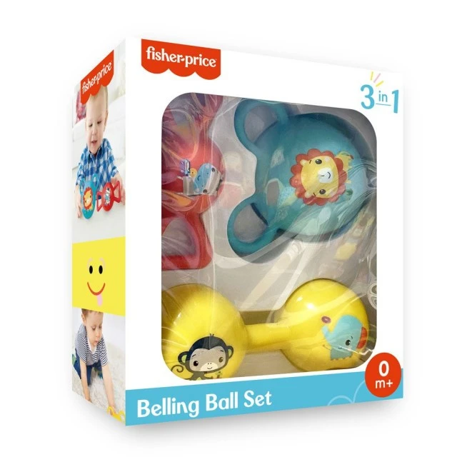 Μπάλα κουδουνίστρας Fisher-Price® 3 σε 1