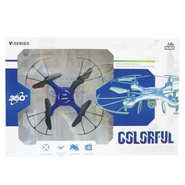 ΣΕΙΡΑ Y Drone με πολύχρωμα φώτα και κάμερα ΧΡΩΜΑ ΤΕΤΡΑΚΟΠΤΕΡΟ Υ20