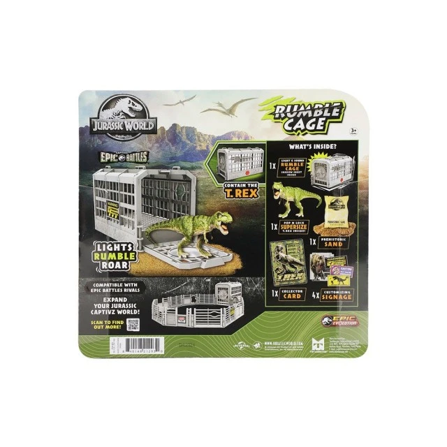 JURASSIC WORLD δεινόσαυρος T Rex σε κλουβί