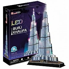 CubicFun Puzzle 3D Burj Khalifa 136h. με φώτα LED