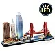 CubicFun Puzzle 3D Cityline San Francisco 90h. με φώτα LED
