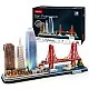 CubicFun Puzzle 3D Cityline San Francisco 90h. με φώτα LED