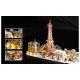 CubicFun Puzzle 3D City Line Paris 115h. με φώτα LED