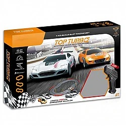 SOBA Slot Top Turbo Race Track 2 Cars and 2 Controller 1:43 240cm.