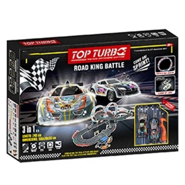 OCIE SOBA Slot Top Turbo Race Track 2 Cars 740 cm.