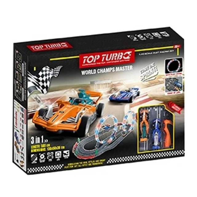 OCIE SOBA Slot Top Turbo Race Track 2 Cars 560 cm.