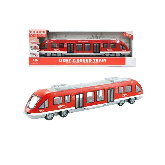Μετρό City Service 1:16 κόκκινο