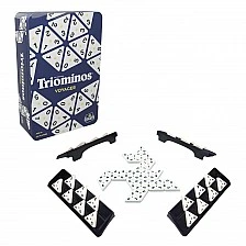 Ταξιδιωτικό παιχνίδι Goliath Triominos σε μεταλλικό κουτί