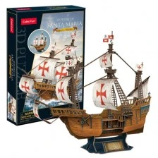 CubicFun 3D Puzzle Ship Santa Maria 204h.
