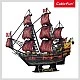CubicFun Puzzle 3D Ship Queen Anne's Anniversary Edition 391h.