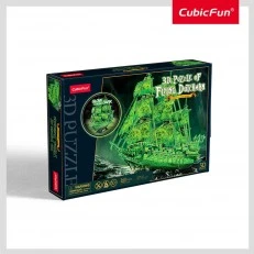 CubicFun Puzzle 3D πλοίο Flying Dutchman 360h. Λάμψη στο σκοτάδι