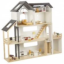 Ξύλινο Μεγάλο Κουκλόσπιτο Nancy