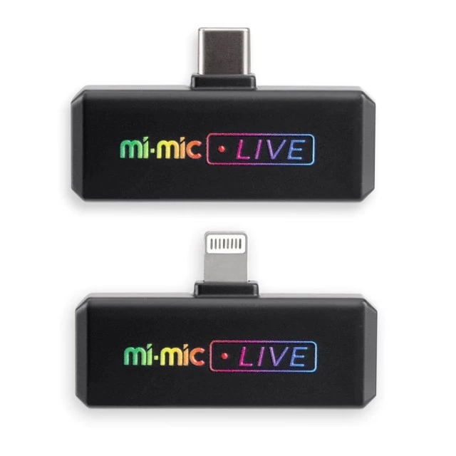 Ασύρματο φορητό μικρόφωνο WB με φωτισμό LED MI-MIC