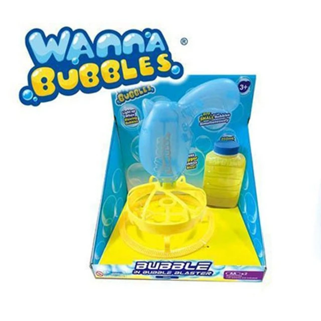 WANNA BUBBLES μπλάστερ με καρουζέλ για σαπουνόφουσκες