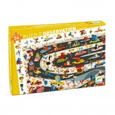 Αγώνας ράλι με παζλ παρατήρησης