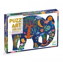 Παζλ τέχνης ελέφαντας