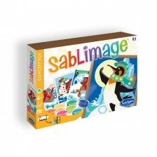 Χρώμα με χρωματιστή άμμο χειμώνα