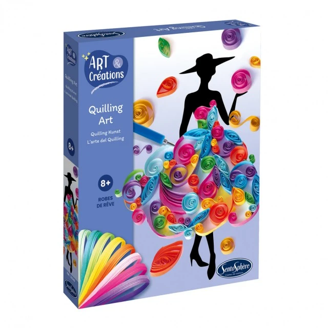 Φτιάξτε φορέματα από χάρτινες λωρίδες quilling
