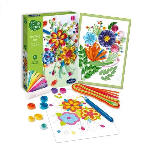Φτιάξτε λουλούδια από χάρτινες λωρίδες quilling