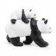 Ειδώλιο Panda με μωρό panda