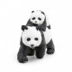 Ειδώλιο Panda με μωρό panda