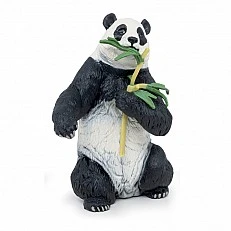 Φιγούρα panda που τρώει μπαμπού