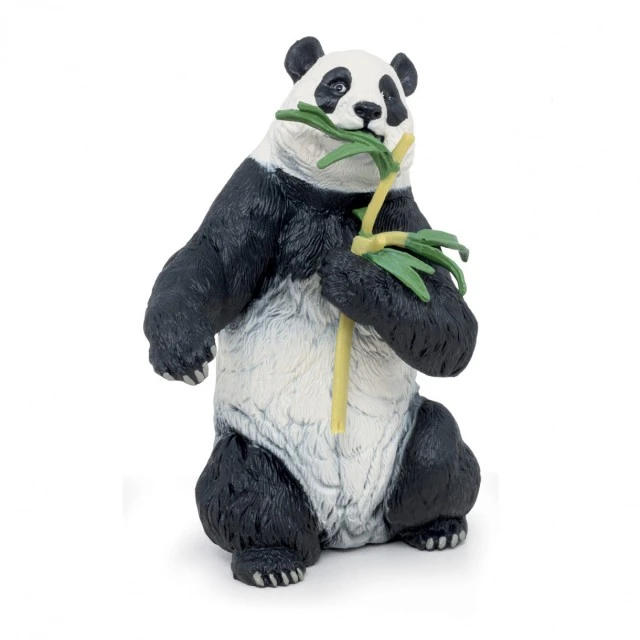 Φιγούρα panda που τρώει μπαμπού