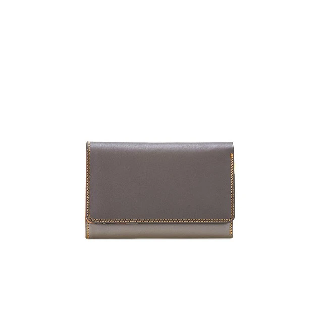 Πορτοφόλι Medium Tri Fold χρώμα fumo