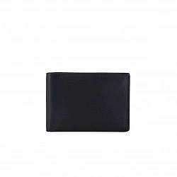 Πορτοφόλι με προστασία RFID και τσέπη διαβατηρίου Χρώμα μαύρο
