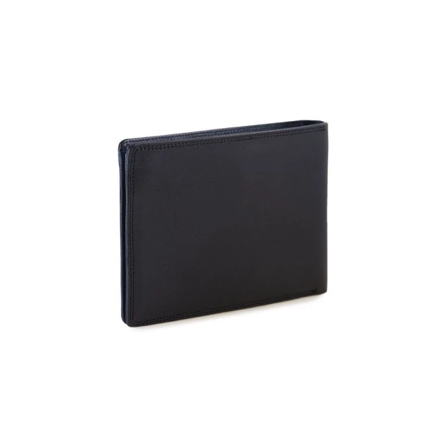Πορτοφόλι με προστασία RFID και τσέπη διαβατηρίου Χρώμα μαύρο
